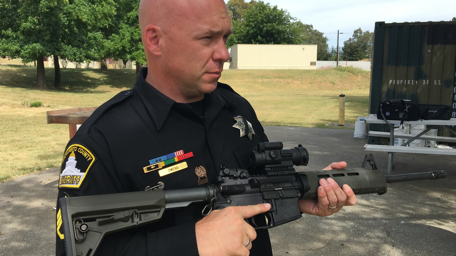 Sacramento County Sheriff's Office Rangemaster Sgt. Matthew Owens explained the type of weapon used in the deadly shooting and the criteria of an "assault rifle."