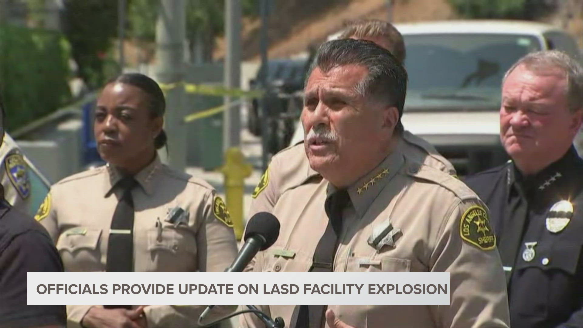 Officials give update on 3 LASD deputies killed in explosion at ...