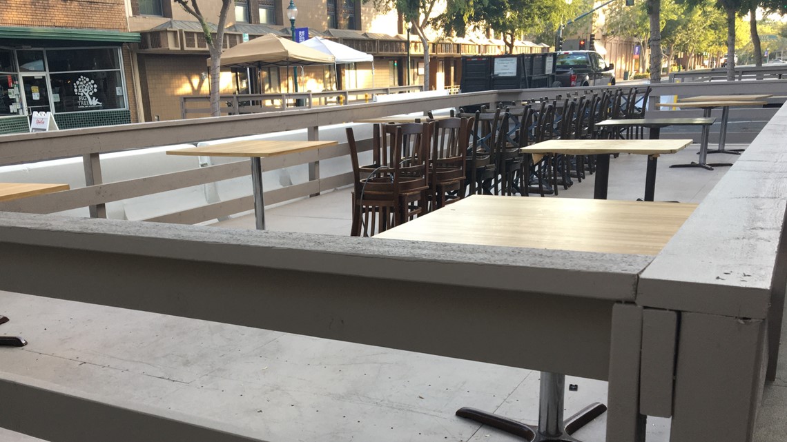 Roseville builds patio decks to help businesses stay open