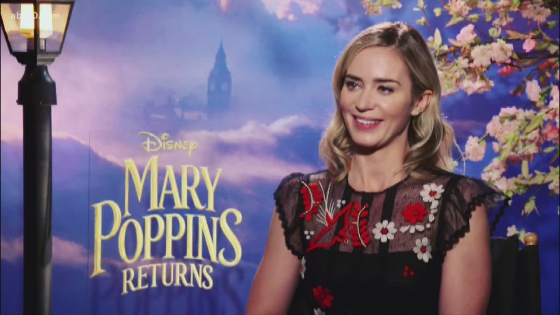 Mark S. Allen sat down with Emily Blunt to talk about her new movie "Mary Poppins Returns."