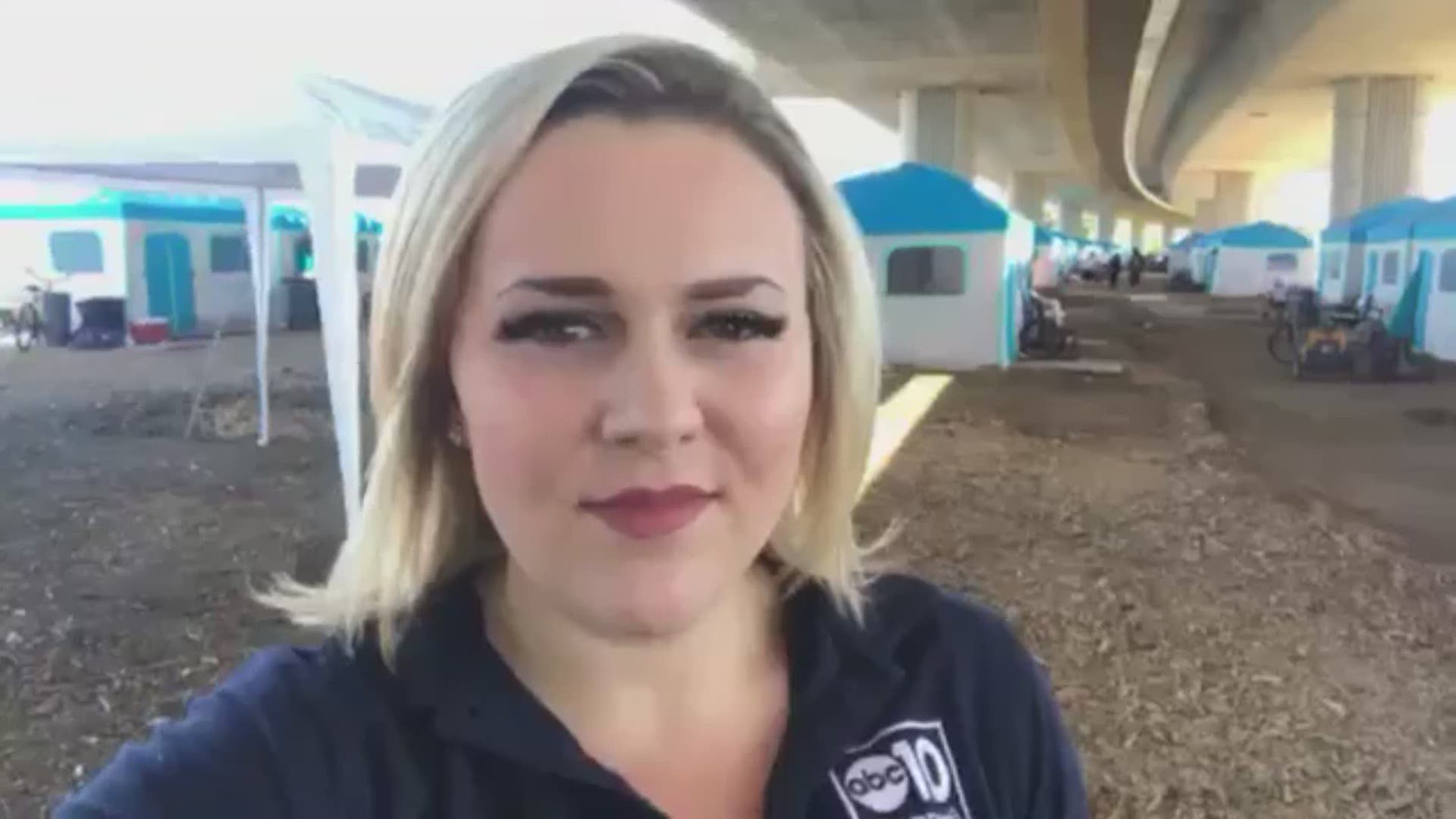 Lena Howland shared this Facebook live with an update to the Modesto Outdoor Emergency shelter system under the 9th St. Bridge in Modesto. More than one month after the tent shelter system opened, city officials say that the program is working and that any night they have about 350 - 400 people sleeping here. So far, they've been able to get 40 former residents into more permanent housing.