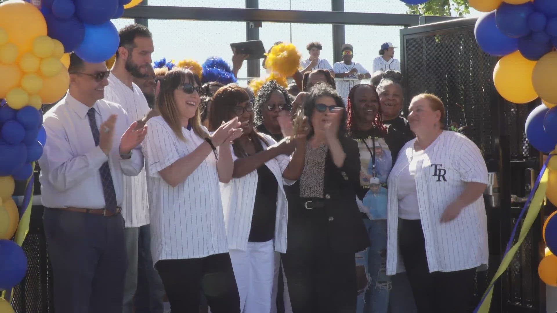 Exciting day for people who live in Sacramento as Grant High School opens up a brand new baseball field for not just students but the public