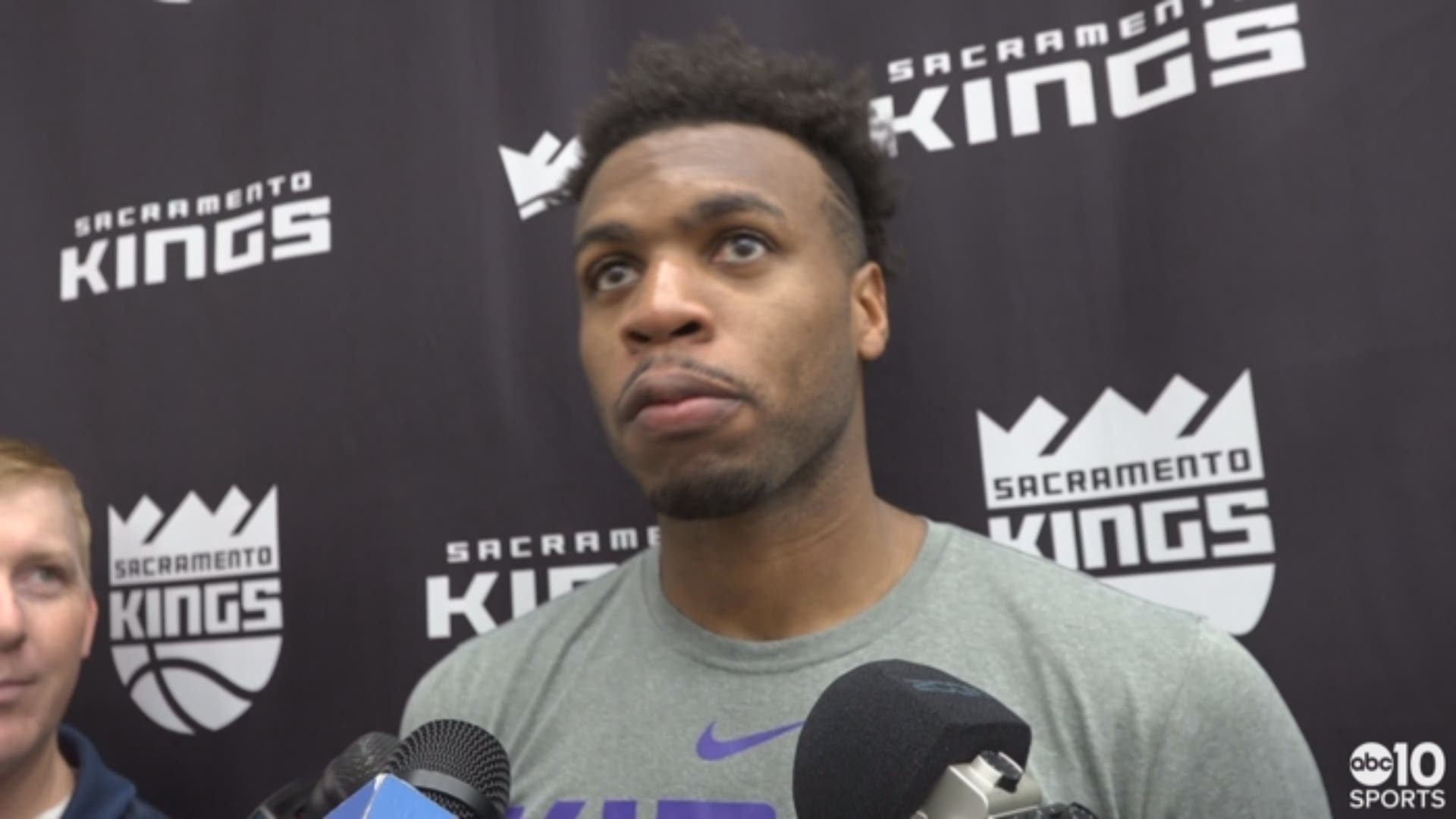 Kings guard Buddy Hield talks about the fast improvement his team is making, seeing others praise his team's successful start to the season and shaking off his poor performance against the Lakers last Saturday.