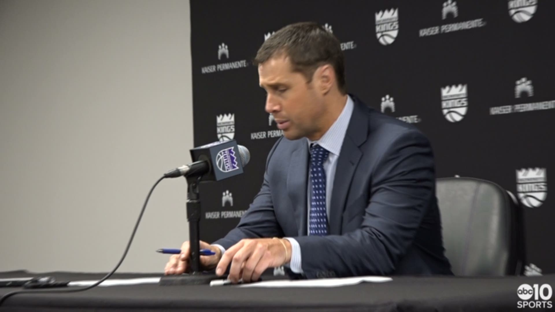 Kings head coach Dave Joerger discusses the team's win over the Minnesota Timberwolves, them setting a franchise record with 19 made three's and the play of Yogi Ferrell.