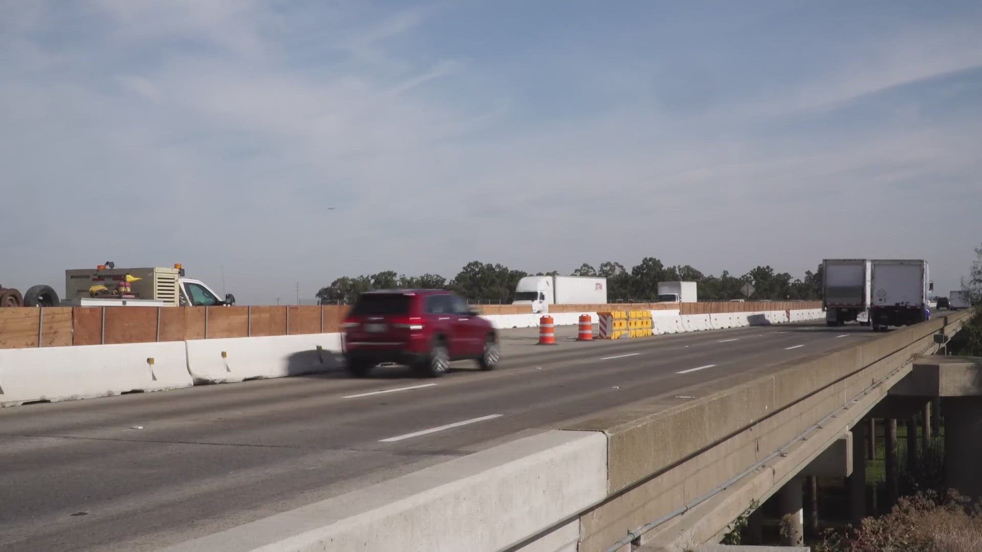 There's been road work happening along I-80 between the Yolo Causeway and West Sacramento since the summer of last year.
