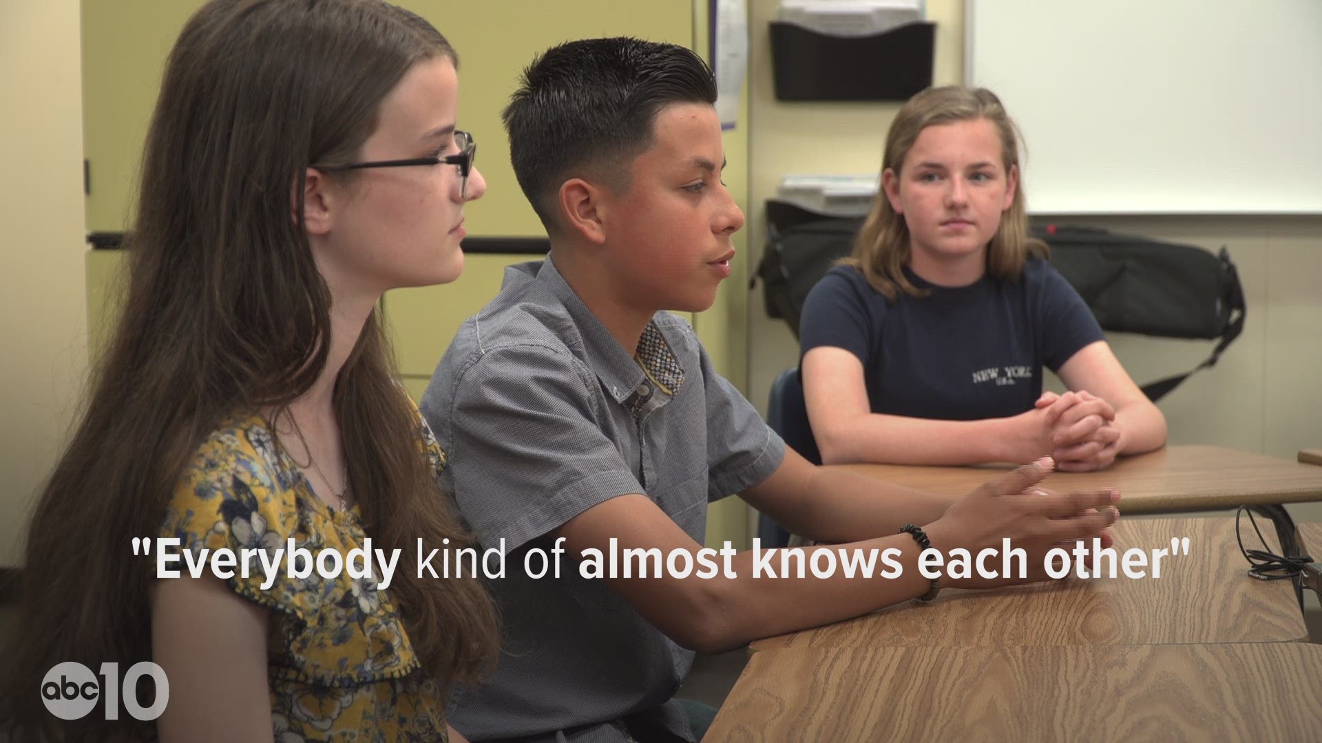 Students from California Middle School talk about how they chose a high school, the influence of friends, and what they'll miss as they prepare for their next chapter.