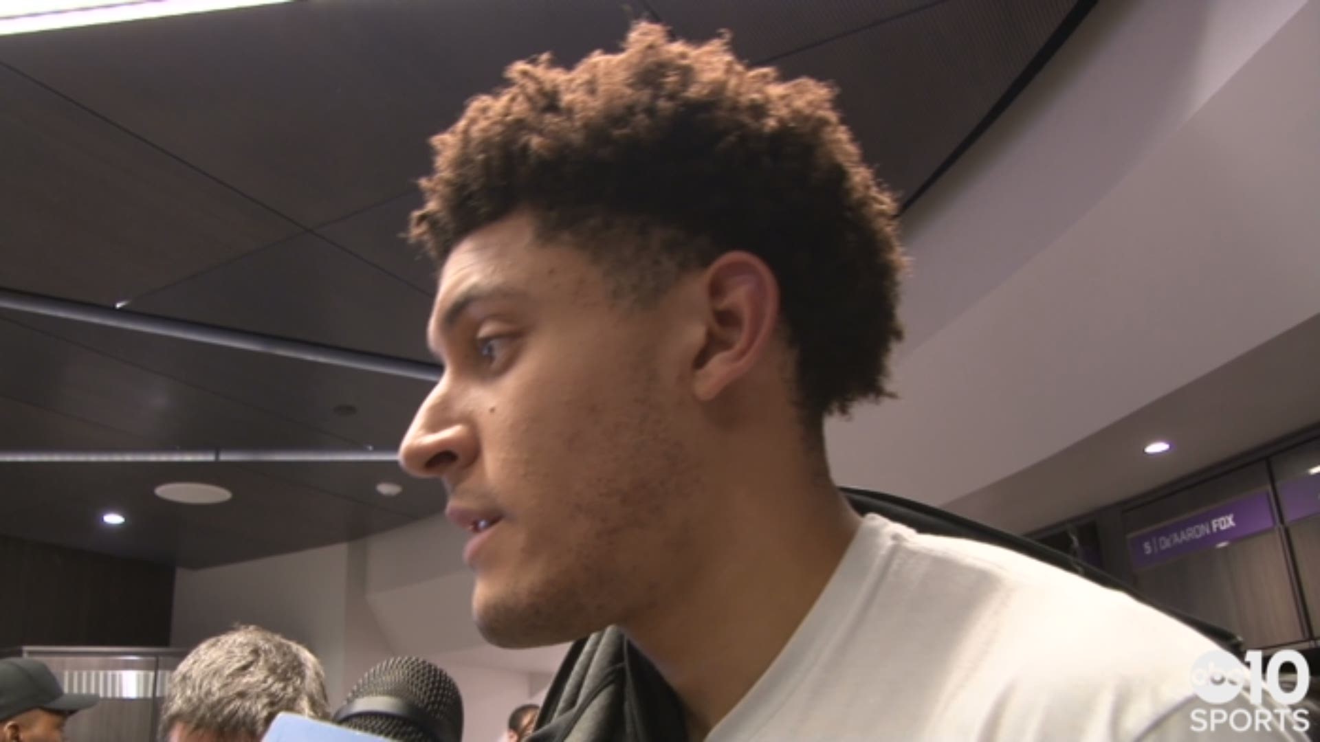 Kings rookie forward Justin Jackson discusses his rookie season in Sacramento and the outlook for the future of his team, following 96-83 victory in the season finale over the Houston Rockets.