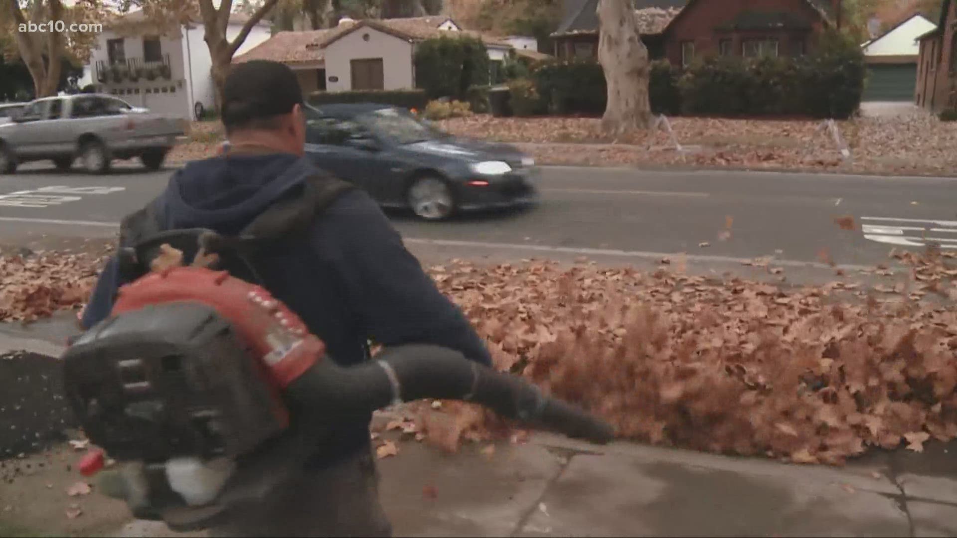 The City of Davis' Natural Resources Commission says leaf blowers add to the already bad air quality due to how they kick up ash and dust back into the air.