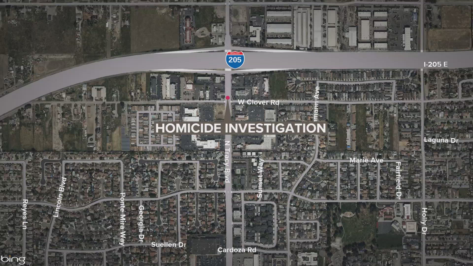Police in Tracy are investigating after a person was killed Sunday and another was critically injured.