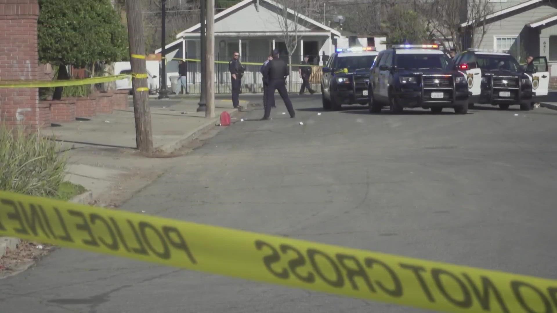 The shooting happened near El Camino Ave and Cantalier Street, according to the Sacramento Police Department.