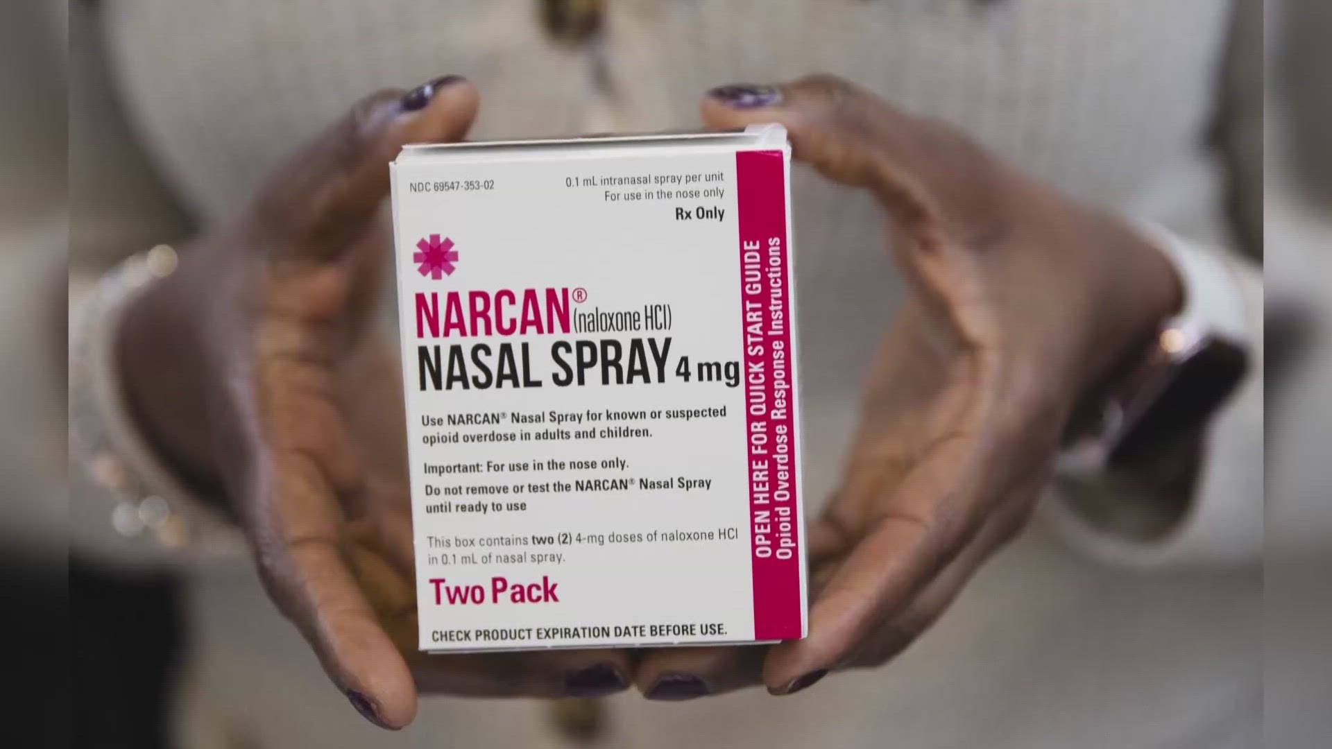 Naloxone or Narcan is an over-the-counter drug. You can find it at local stores with pharmacies like Target, Rite Aid, and Walgreens for about $45.