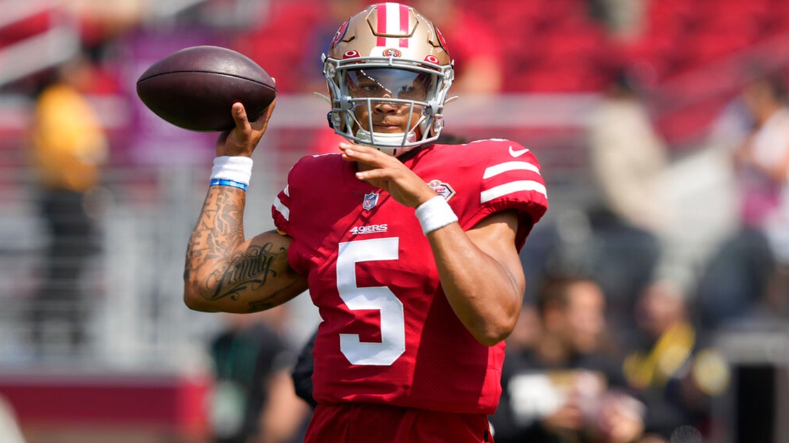 Trey Lance: 49ers rookie QB to make first start with Garoppolo hurt