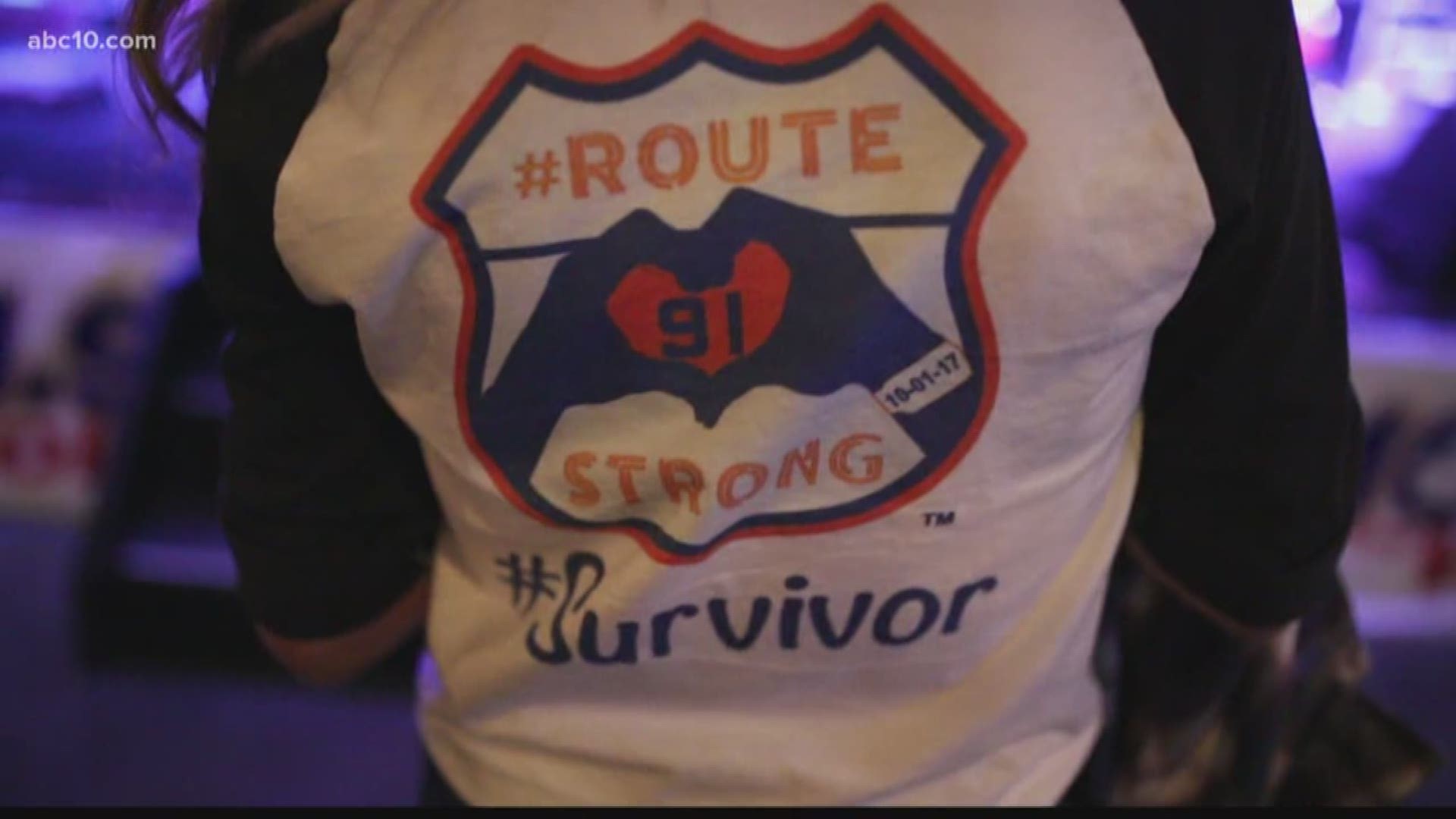Several hundred people came out to Rocklin for the Route 91 Strong Benefit Concert Friday evening.