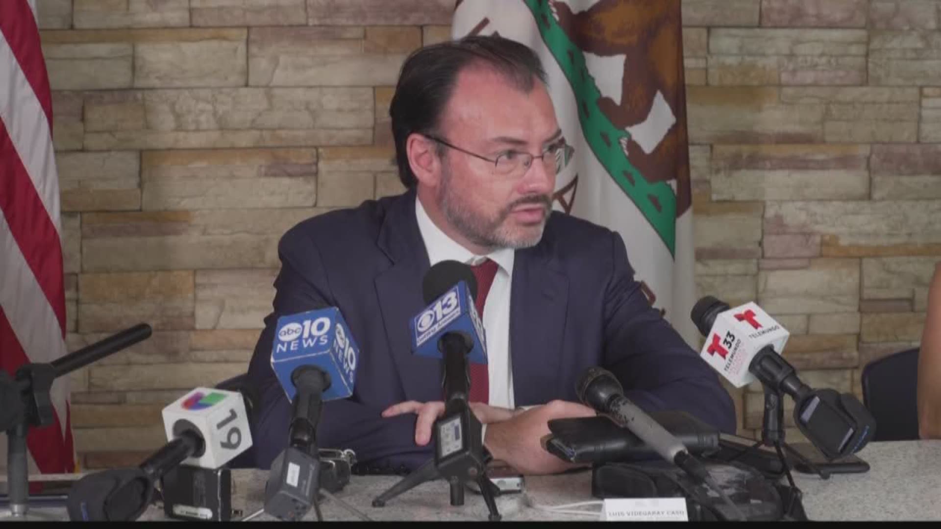 Top Mexican official speaks out about the president's DACA decision while in Sacramento.