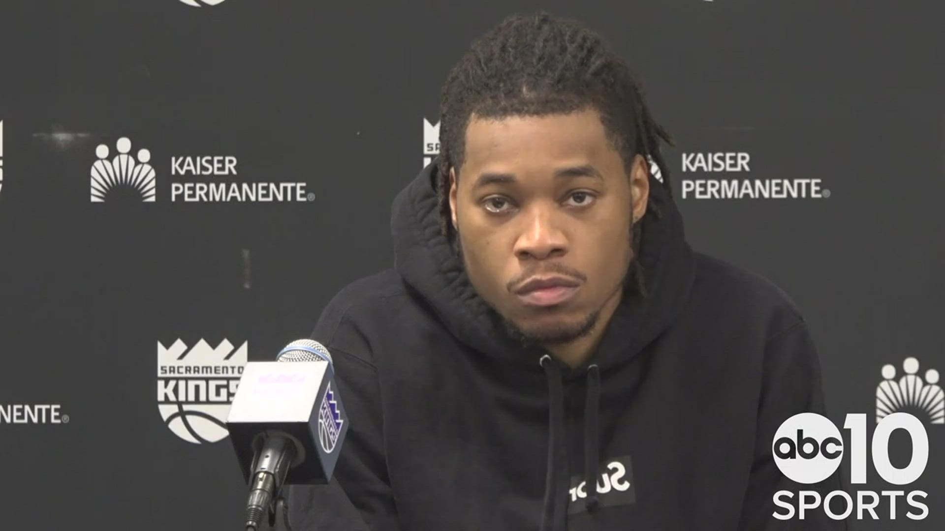 Richaun Holmes talks about his first game back after missing the last eight games after dealing with COVID-19, missing 17 games this season for the Sacramento Kings.