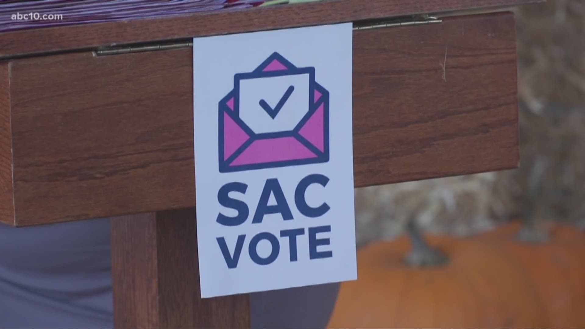 Folks in Sacramento County can now officially vote.