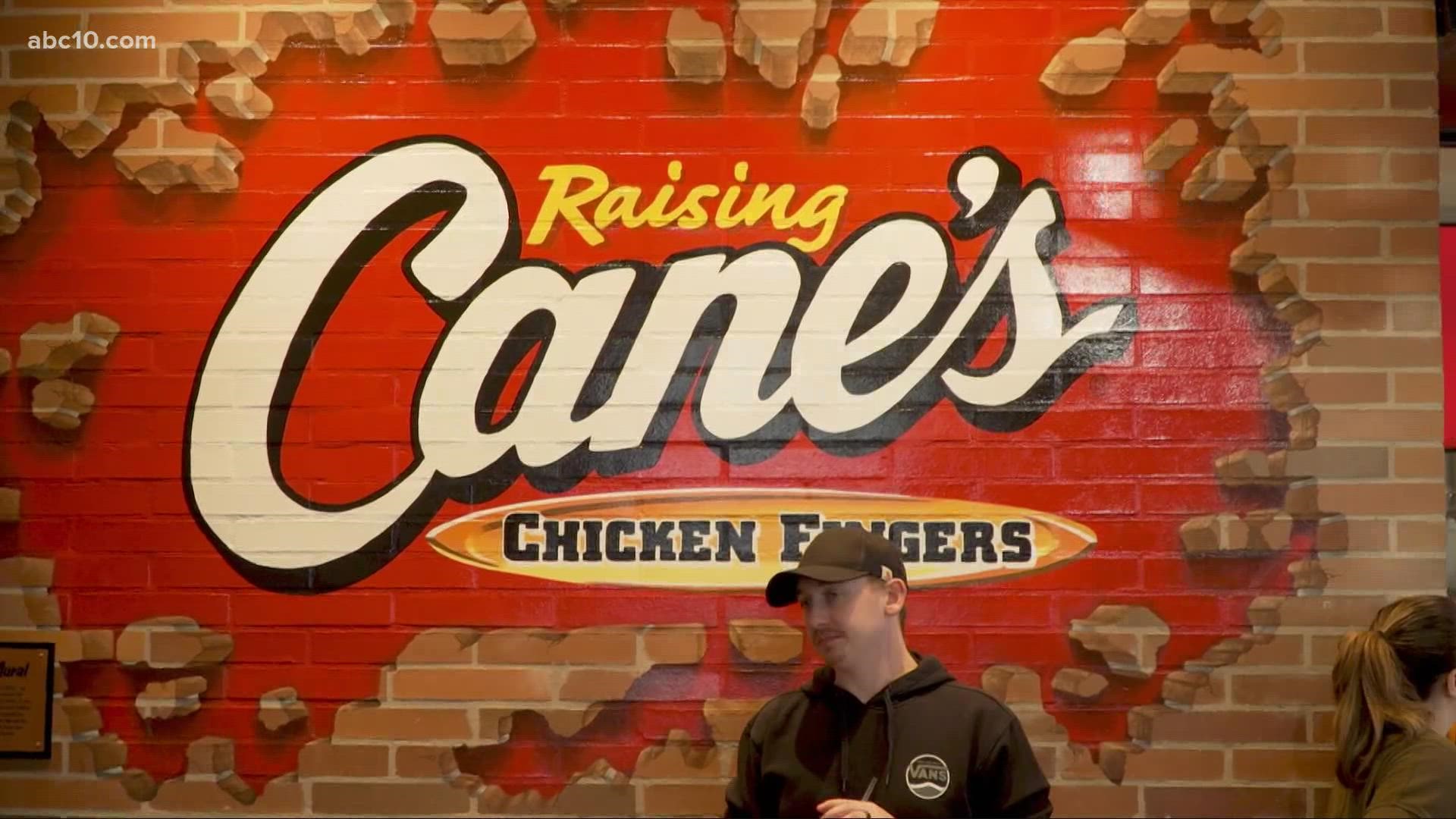 Raising Cane's opened it's 4th Northern California location in Citrus Heights on sunday.