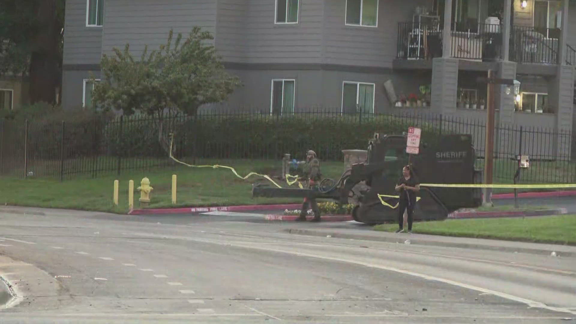 A man was detained after a standoff near North Highlands on Monday. Sacramento deputies tracked the 32-year-old after he was possibly involved in a shooting.