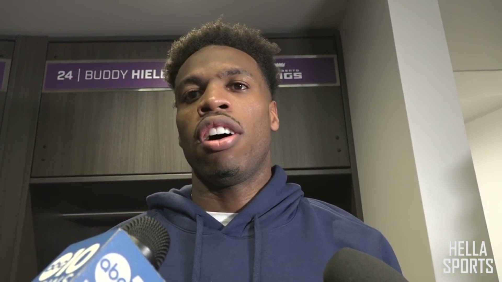 Kings shooting guard Buddy Hield talks about picking up a much needed 111-98 win over the shorthanded Golden State Warriors.