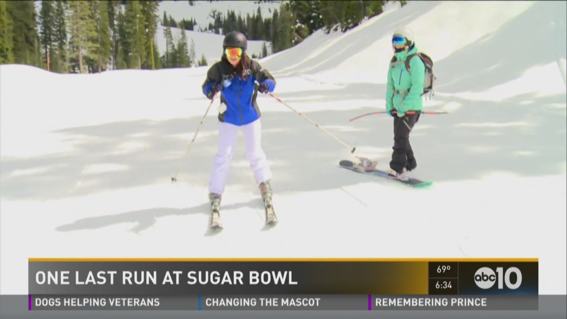 Other Northern California ski and snowboarding spots will stay open but it's closing day at Sugar Bowl Ski Resort on Sunday, April 24, 2016