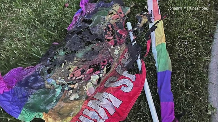 'It’s a trying time': Pride flag burned in Antelope being investigated as hate crime