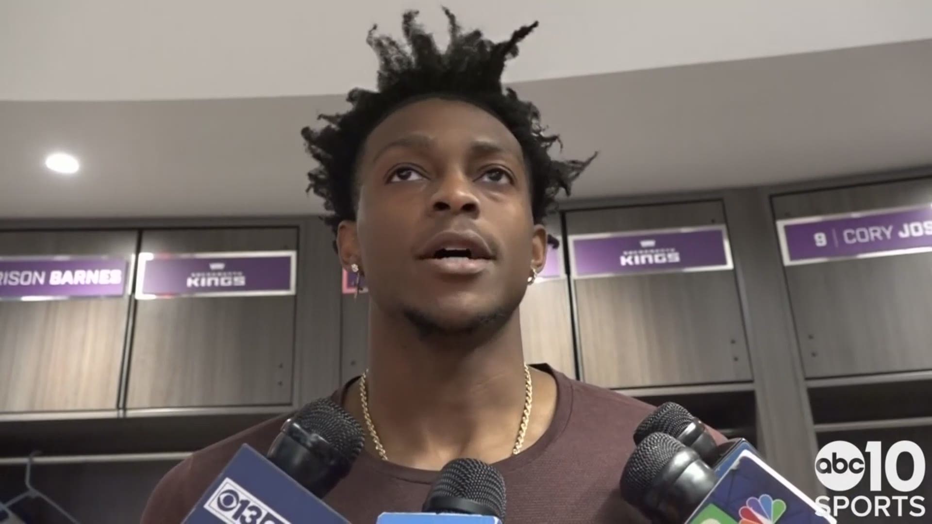 De'Aaron Fox discusses improving the Kings' pace of play and the sense of urgency after Sacramento dropped their 8th straight, in Tuesday's loss to the LA Clippers.