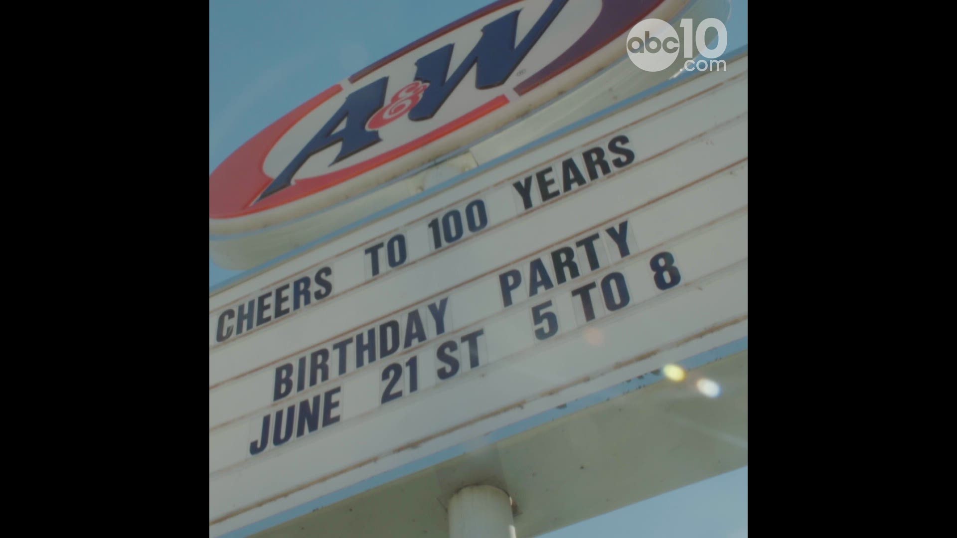 The A&W Restaurant in Lodi celebrates 100 years in business! In 1919, the famous beverage was sold at a roadside stand by Roy W. Allen during a parade to welcome home Lodi's World War I veterans.﻿