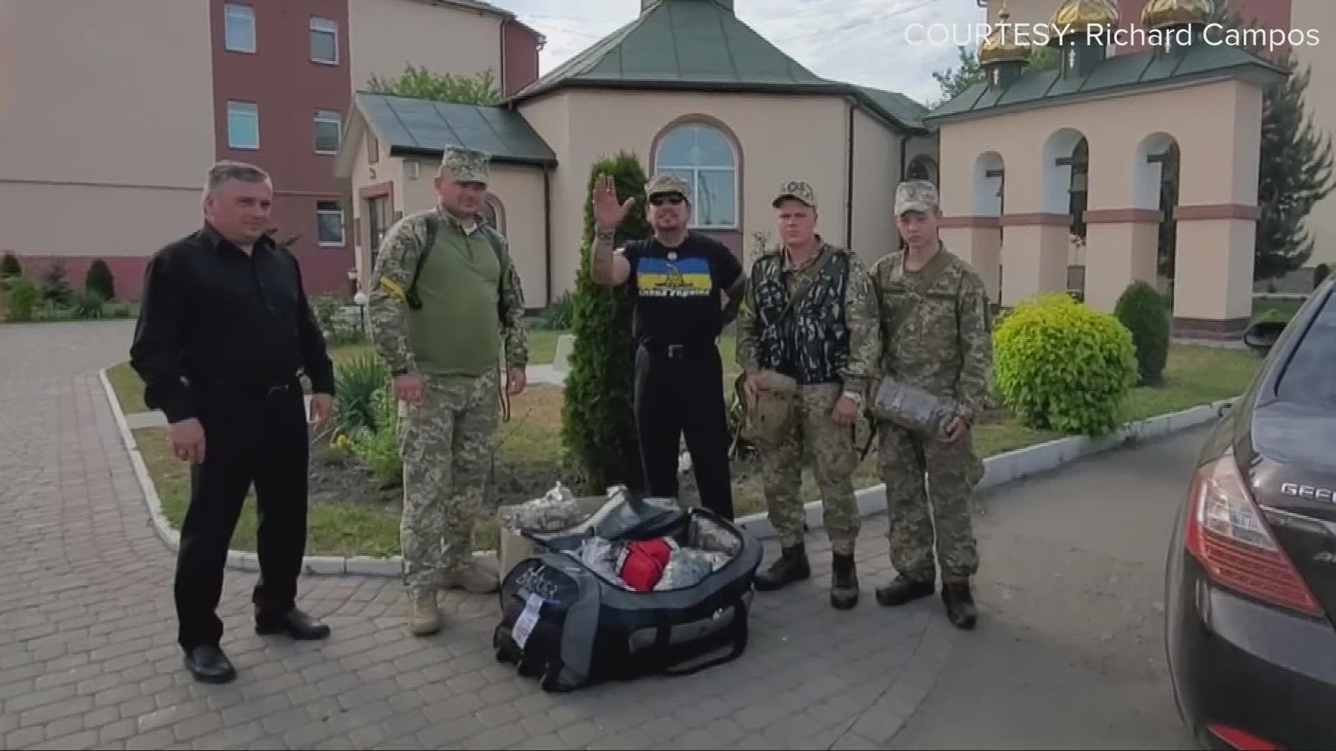 Marine Corps. veteran Richard Campos met with Ukrainian soldiers to ask what they needed. He listened and hit the ground running to collect tourniquets.