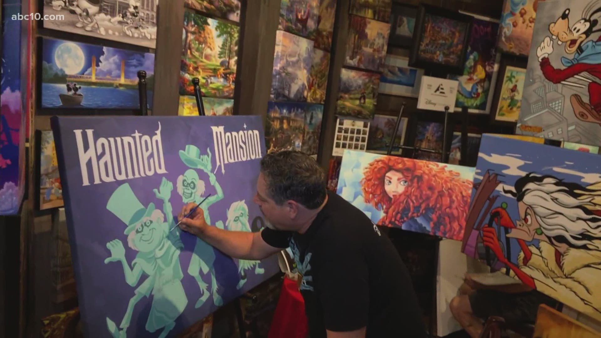 Celebrating their 30th anniversary, Stage Nine is hosting a Disney Art event.