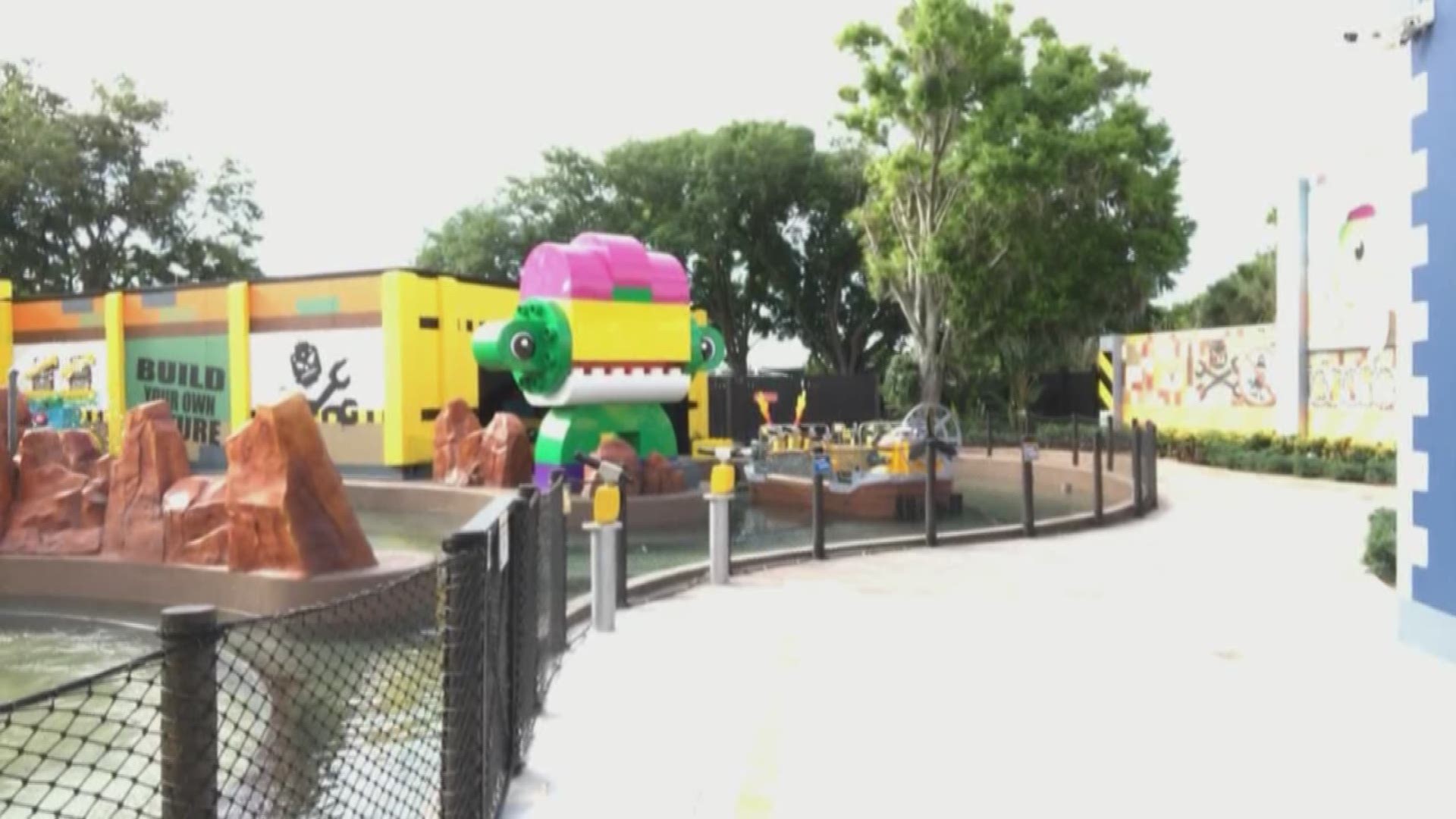 Mark S. Allen is previewing the new Lego Movie Land at LEGOLAND in Florida.