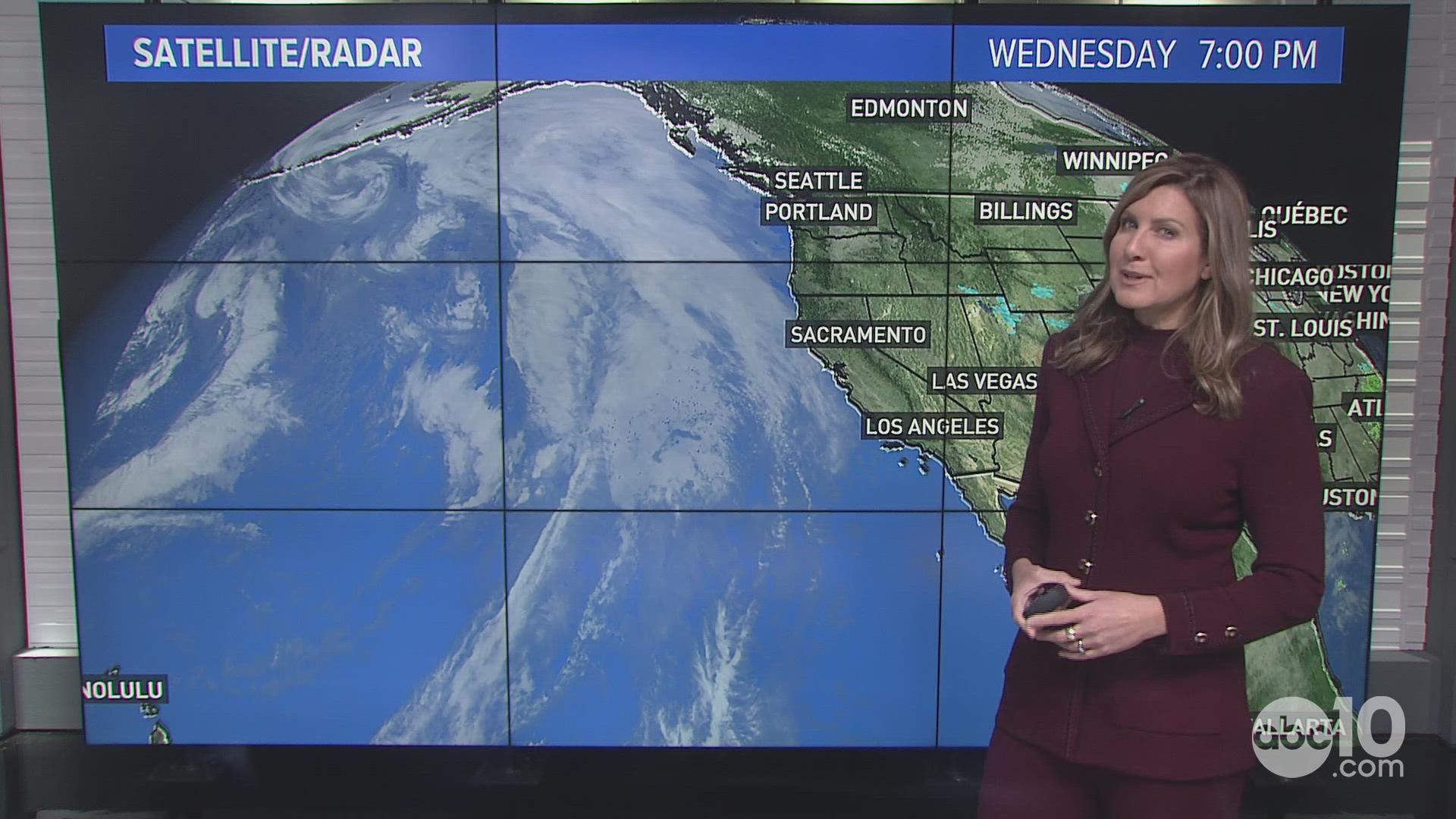 Warmer weather ahead for Northern California but a series of storms brings dangerous travel weather.