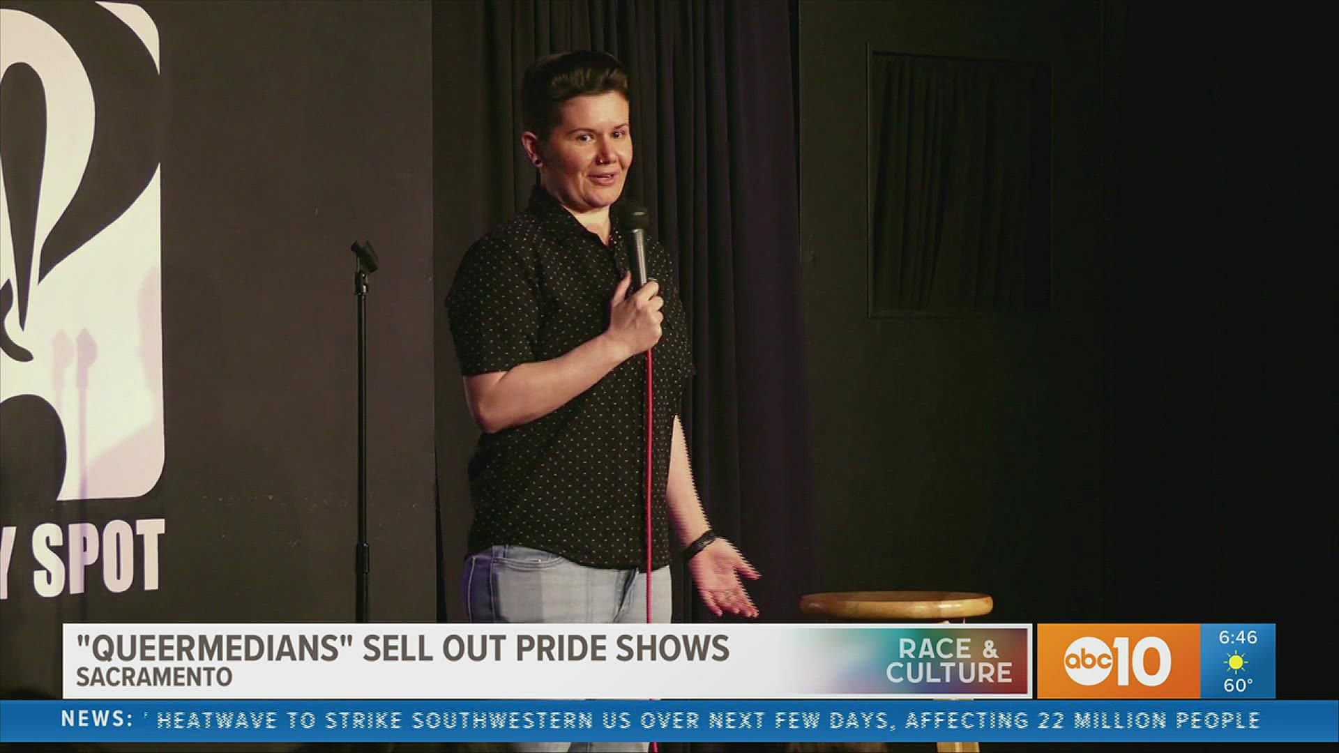 Queermedians, based in Sacramento, features an all LGBTQ lineup of stand-up comics.
