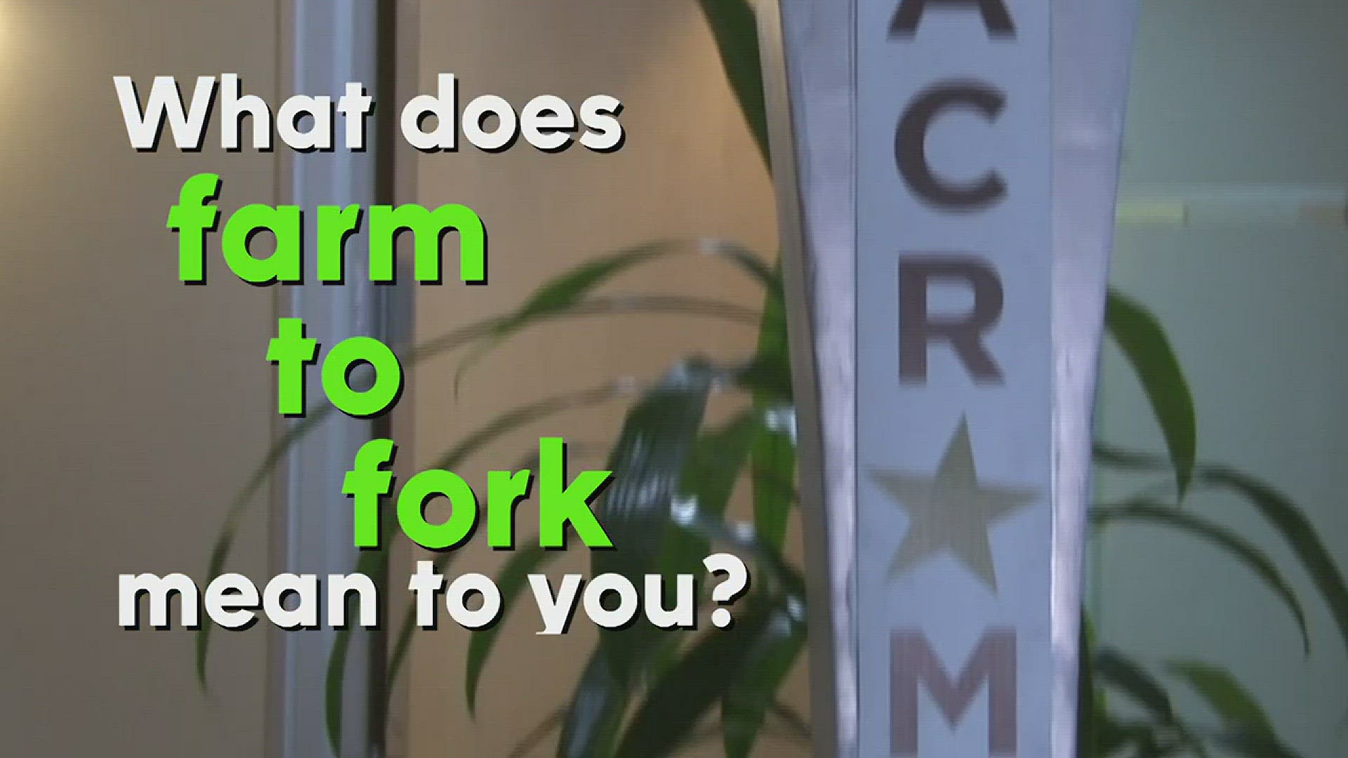 Mike Testa, President and CEO of Visit Sacramento, tells us what 'Farm-to-Fork' means to him.