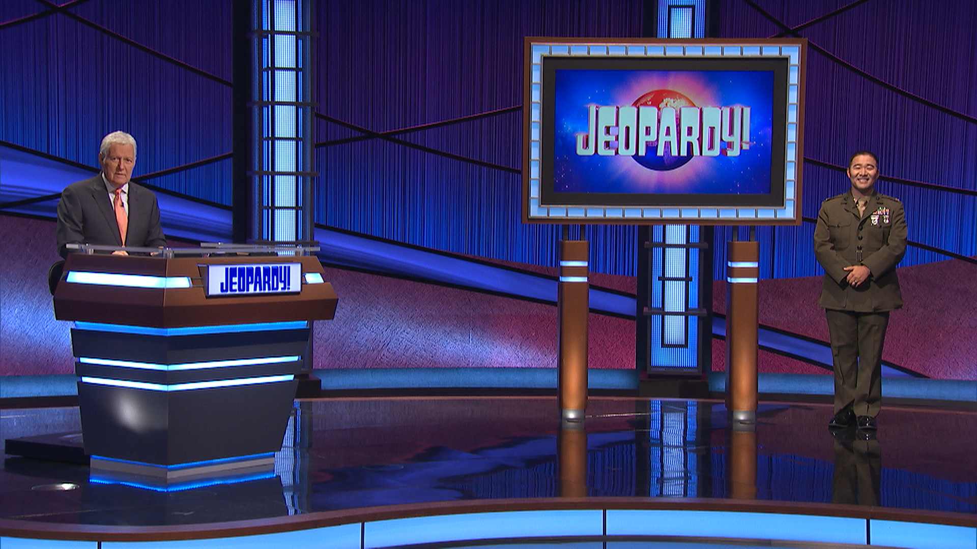 An Elk Grove Marine lands a spot on Jeopardy while taking a break from medical school. His appearance takes place Friday night.