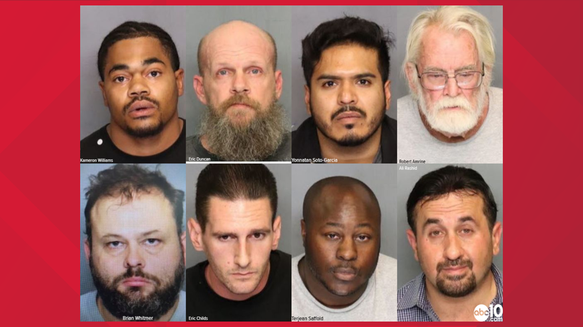 Lathrop Police Arrests 8 For Attempting To Have Sex With Minors 