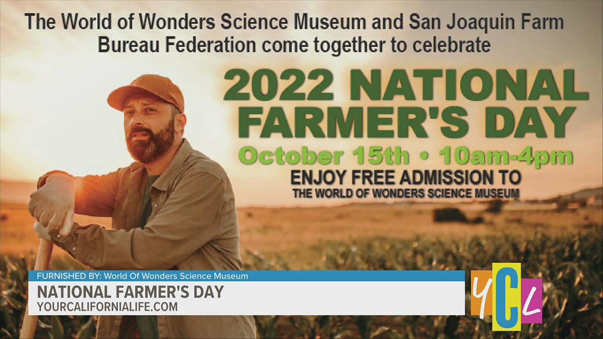 Celebrate National Farmer's Day at the WOW Science Museum