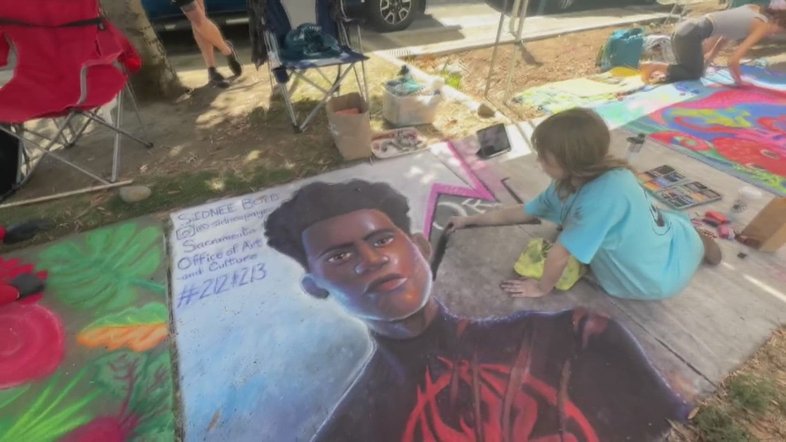 Sacramento's Chalk It Up! art festival wraps up on Labor Day