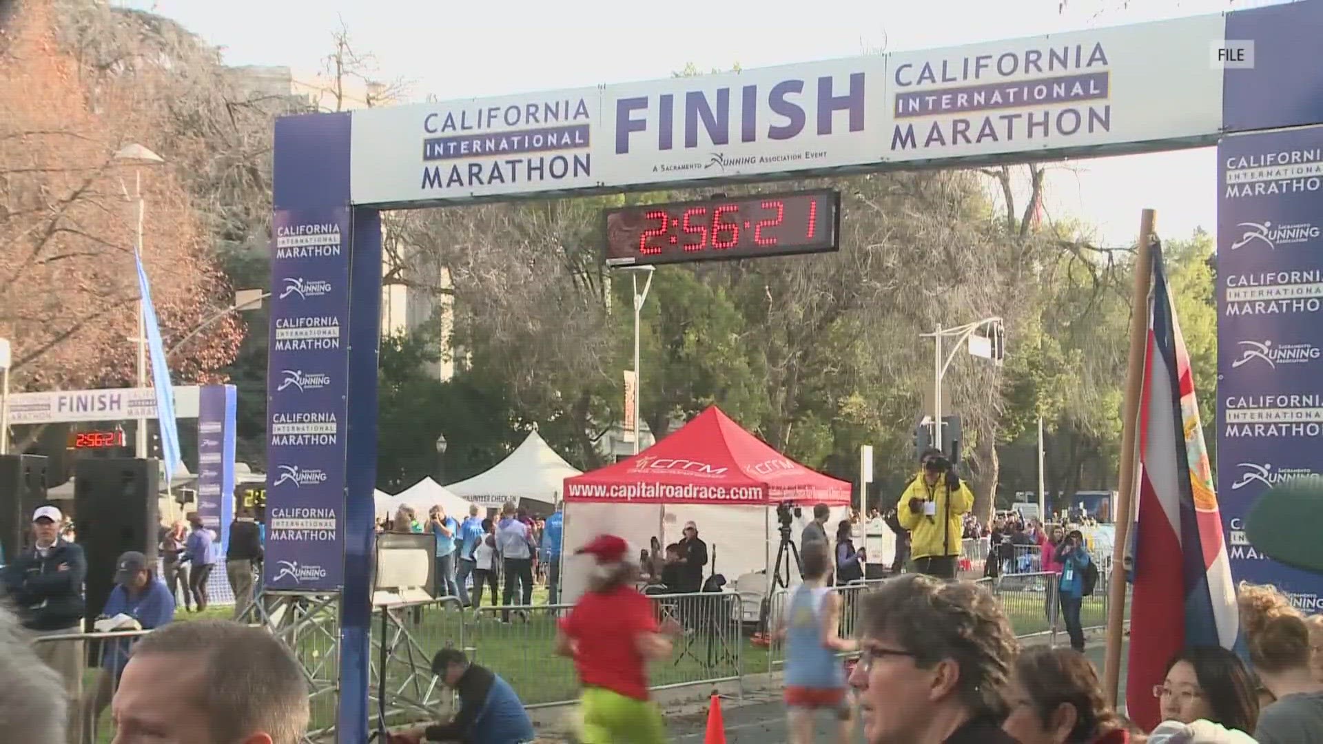 California International Marathon Road closures, weather forecast in