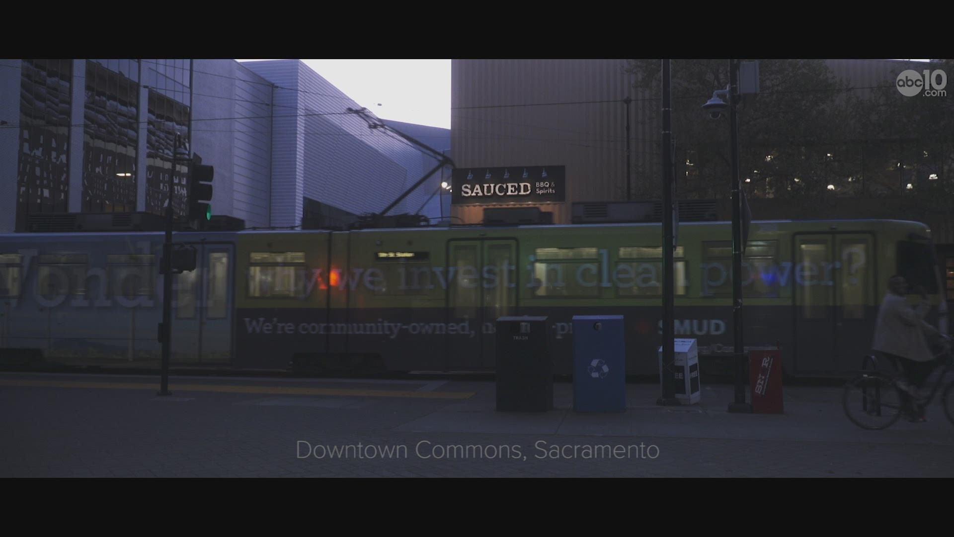 Sacramento's Downtown Commons, DOCO, is all quiet as business and Sacramento Kings games aren't happening.
