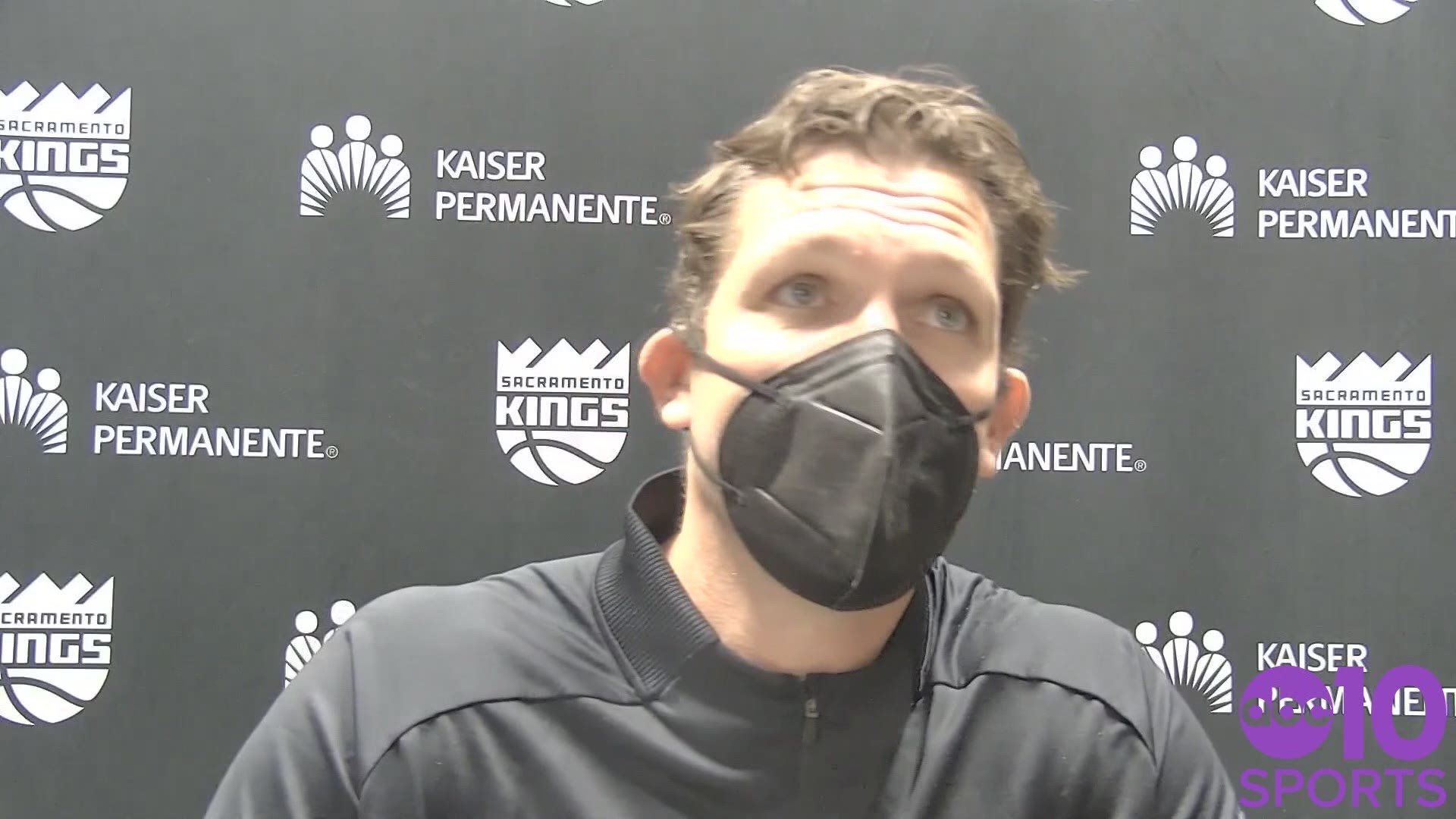 Kings head coach Luke Walton talks about Saturday's 129-105 loss in Philadelphia to the shorthanded 76ers and Sacramento not starting the game the right way.
