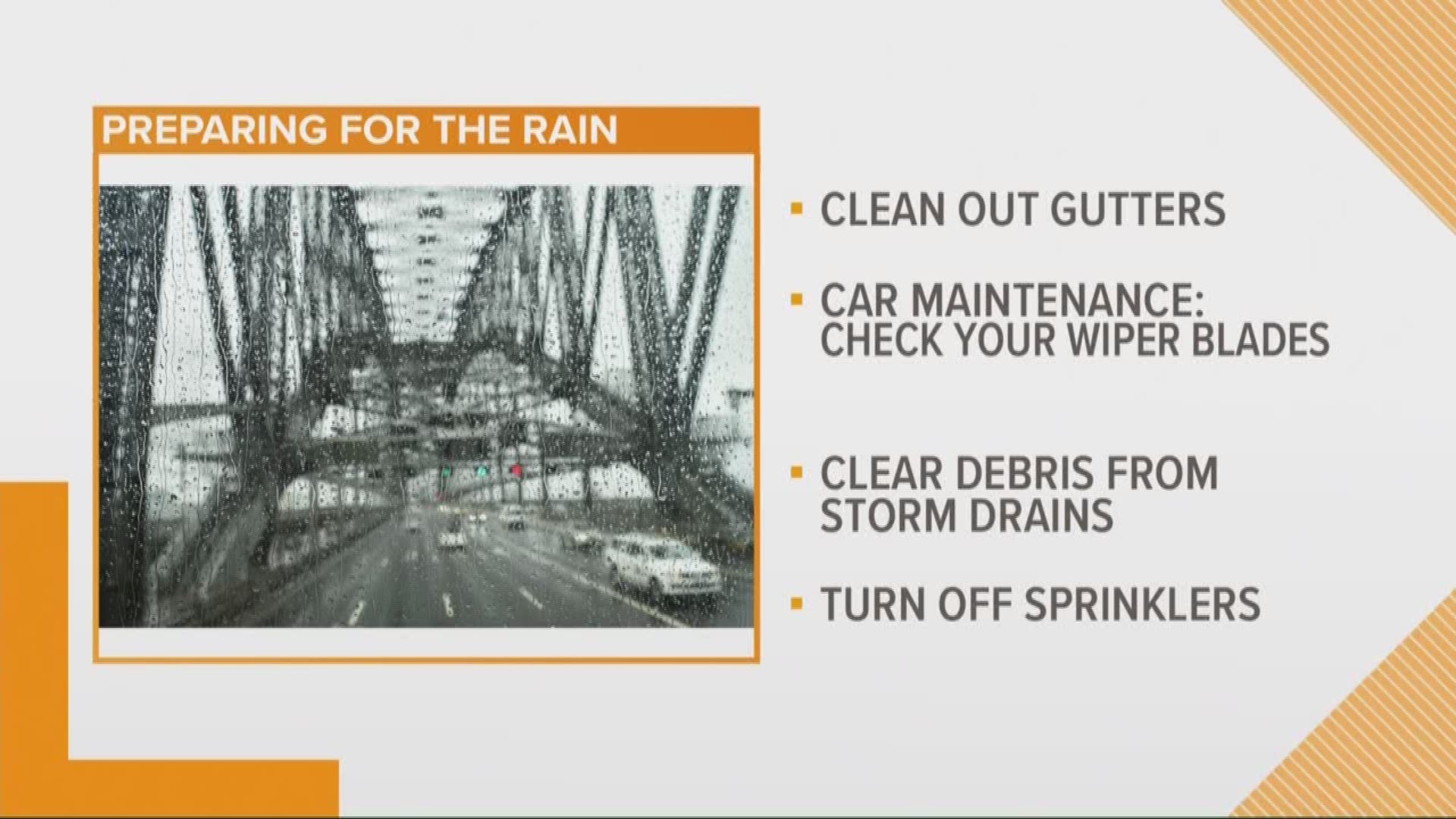 The rain is finally here. Carlos Herrera has more on what you need to do now.