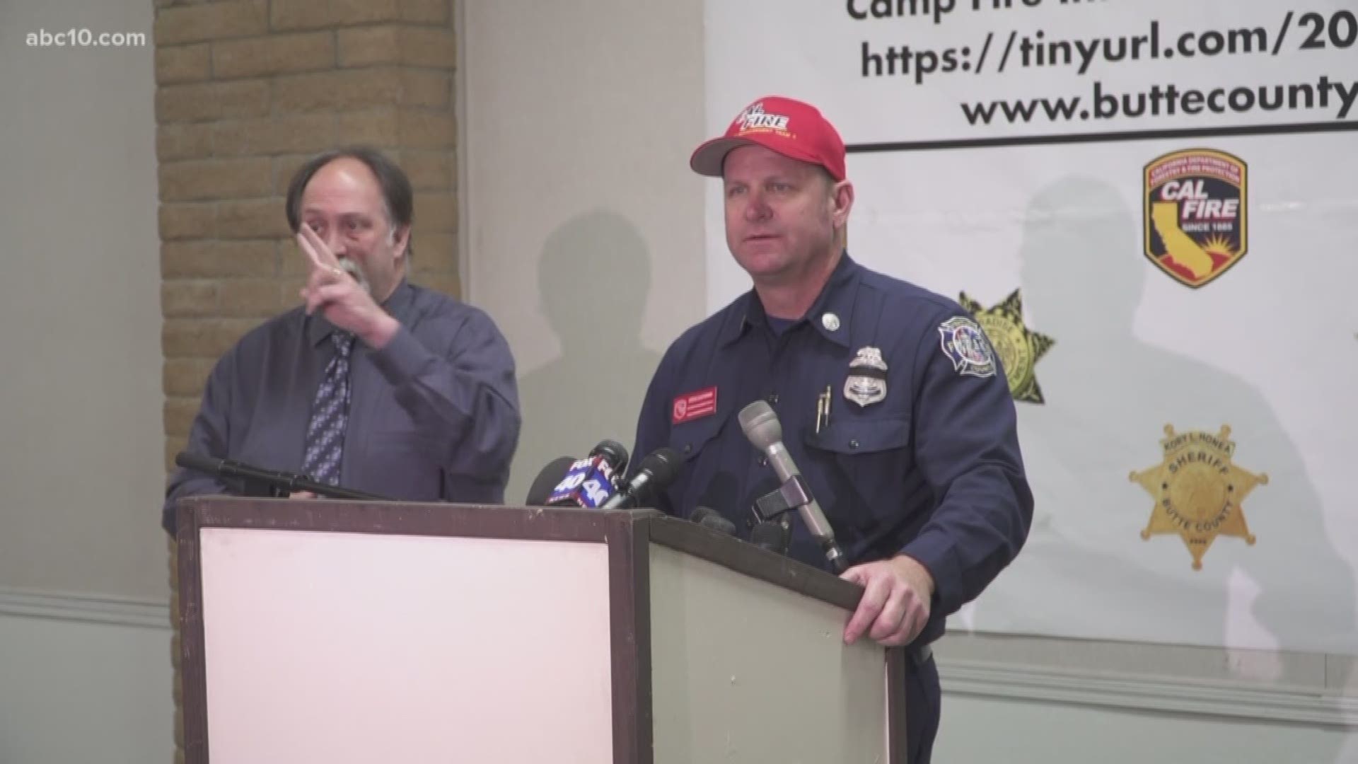 During an update on Sunday night, Butte County Sheriff Kory Honea said 220 individuals were unaccounted for in the Camp Fire.