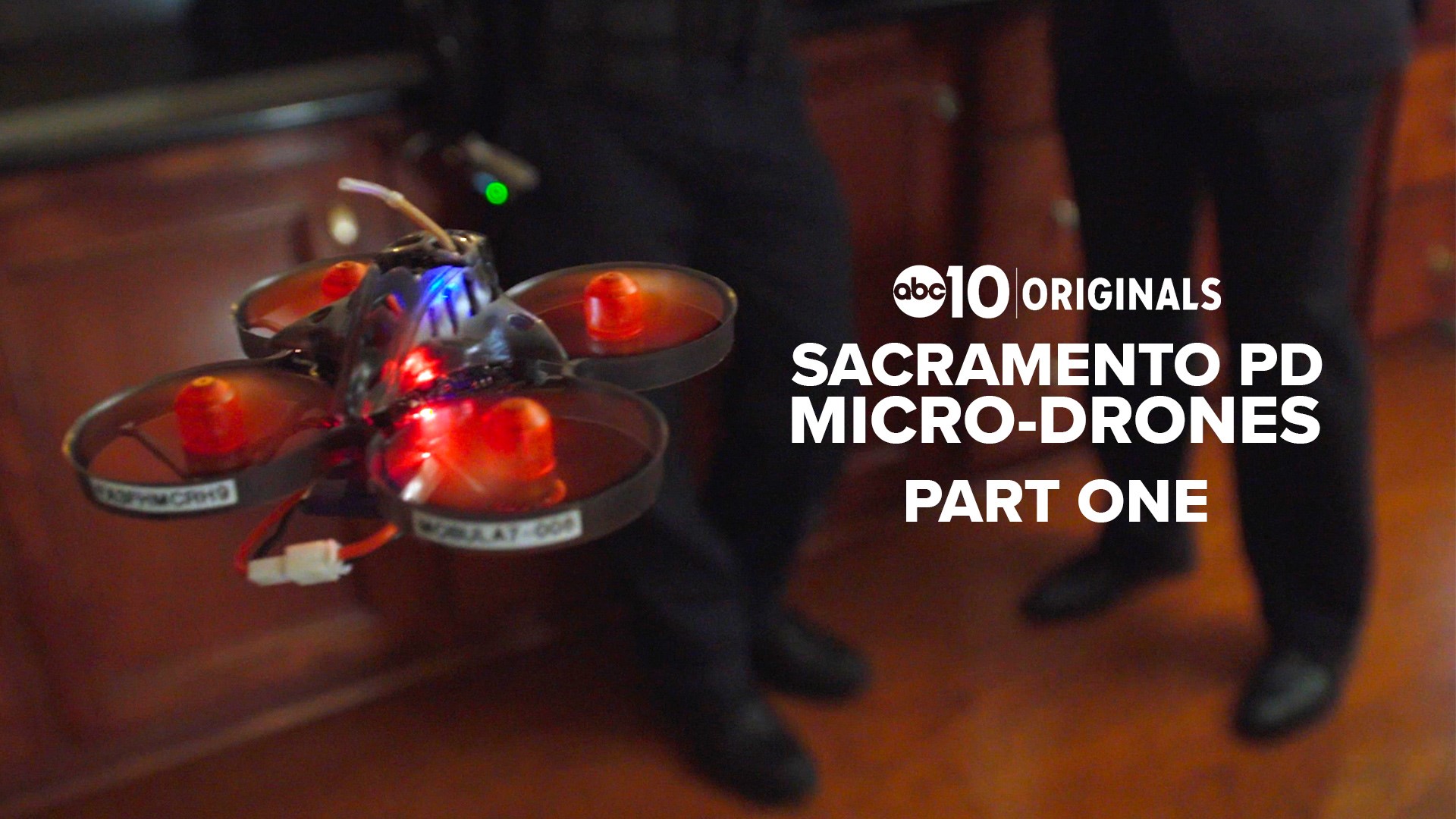The Sacramento Police Department is the first department in the nation using cutting edge micro-drones indoors. They're supposed to reduce risk during conflicts.