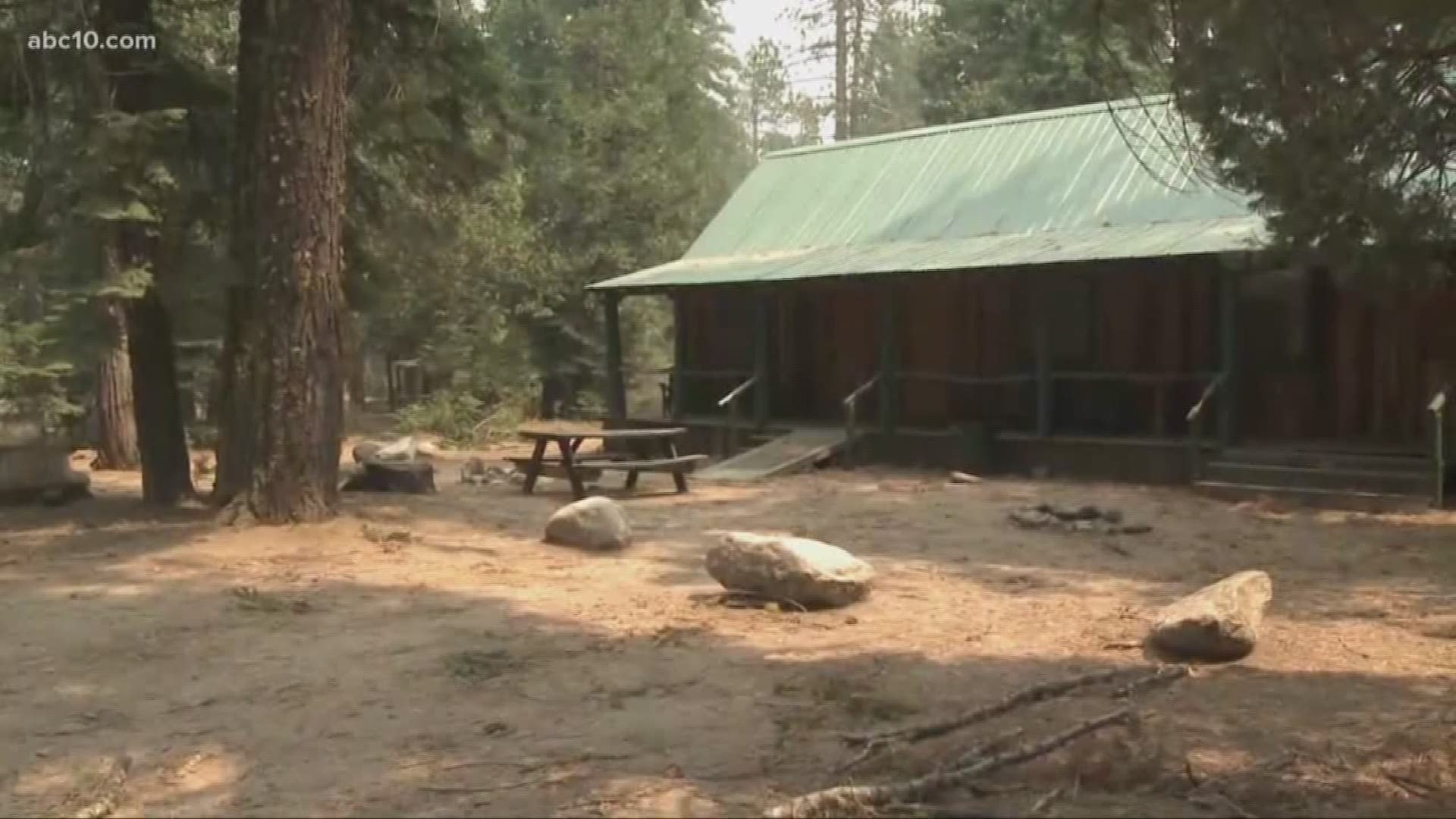 The Donnell Fire is claiming property as it grows in Tuolumne County.