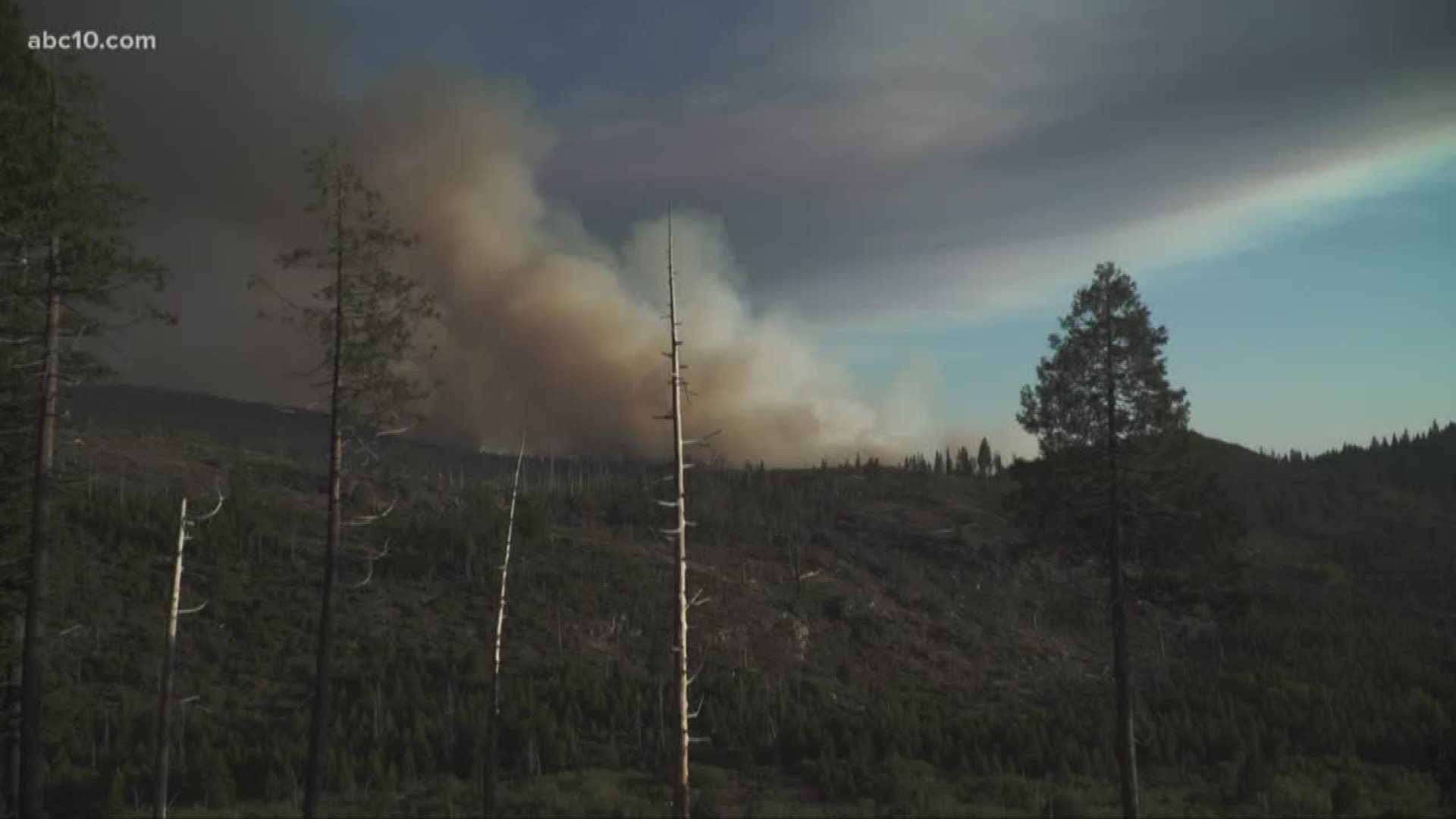 In Placer County, the North Fire caused quite a mess for people ending their Labor Day camping trips. Several campgrounds evacuated, traffic backed up, not what you expect for a holiday weekend.