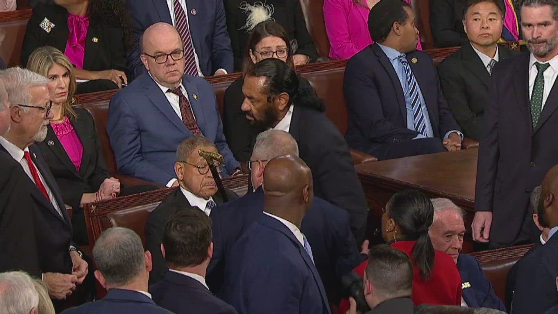 Democratic Congressman Al Green of Texas was removed from President Trump’s Address to Congress | Raw video