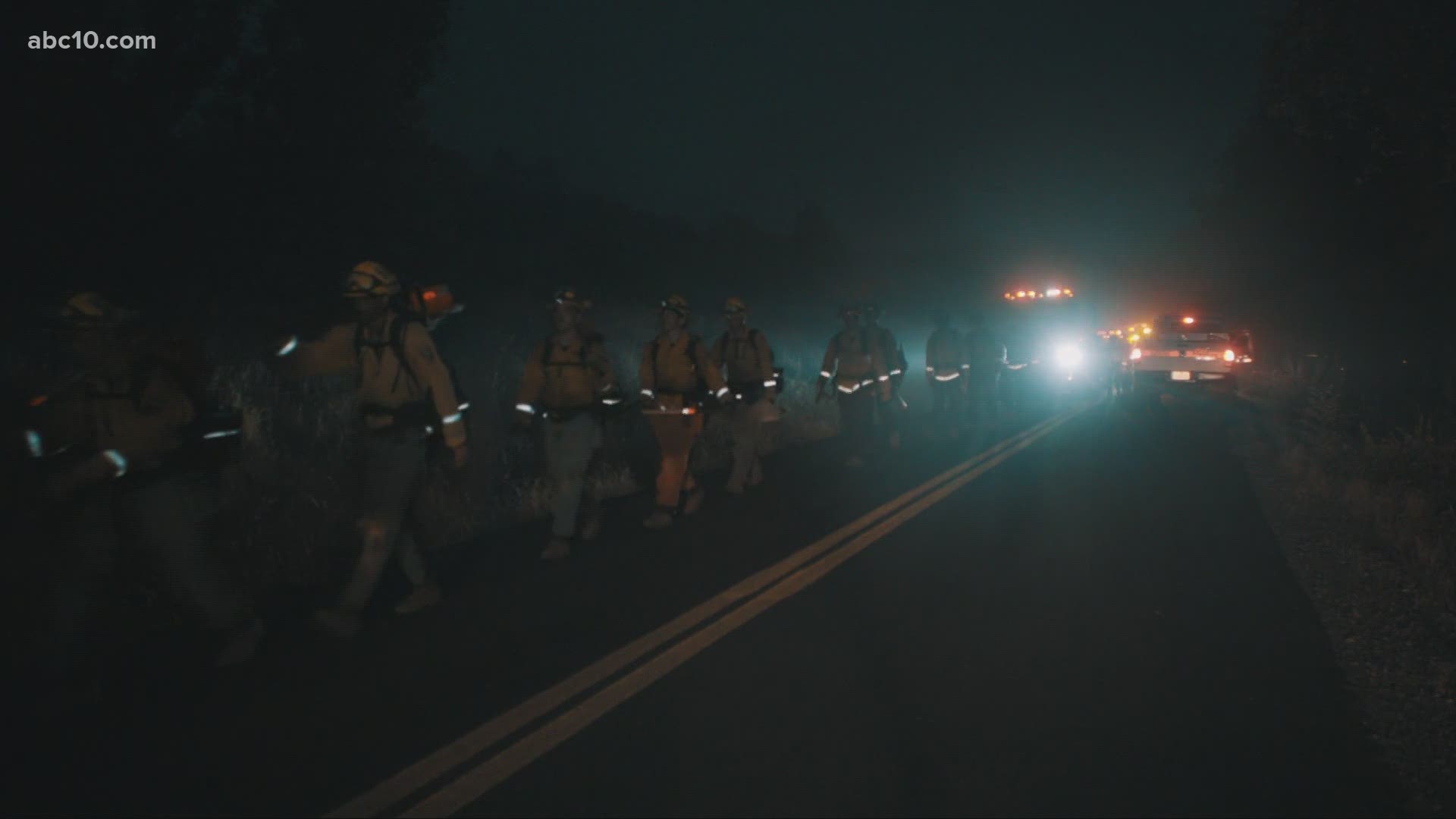 The 90-acre fire, called the Frenchtown Fire, ignited in the 9800 block of Frenchtown Dobbins Road, according to Cal Fire.