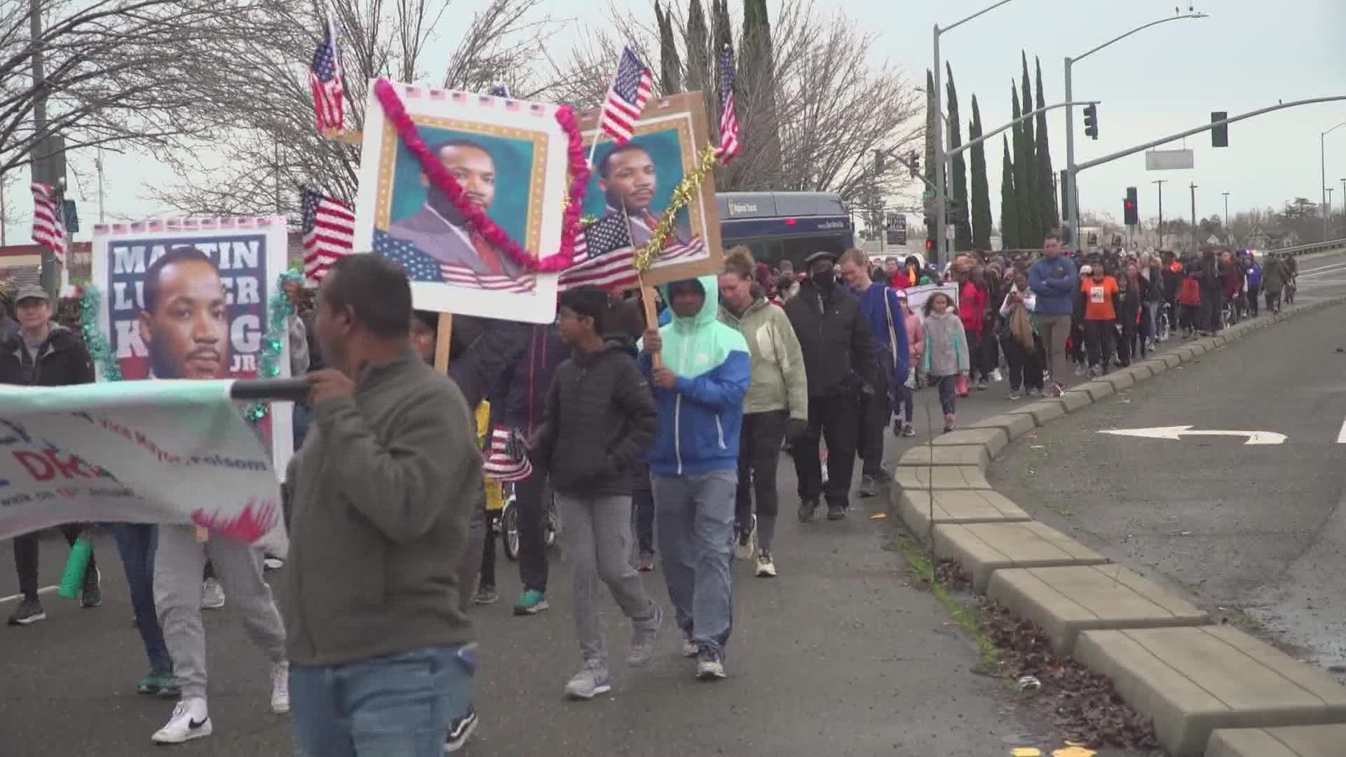 A number of events celebrated Martin Luther King Jr. Day in the Sacramento area.