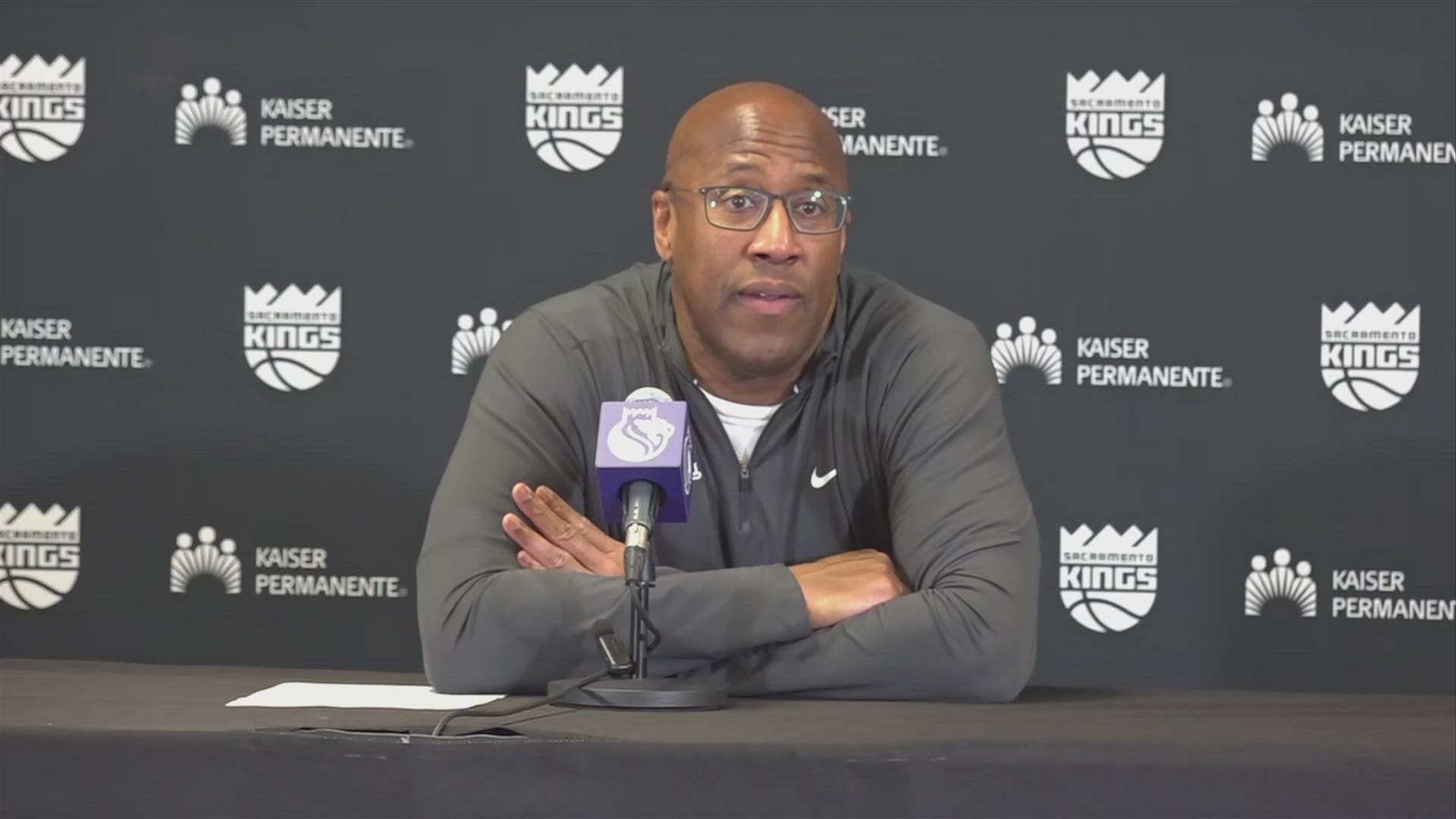 Head Coach Mike Brown speaks on the Sacramento Kings win over the Atlanta Hawks.