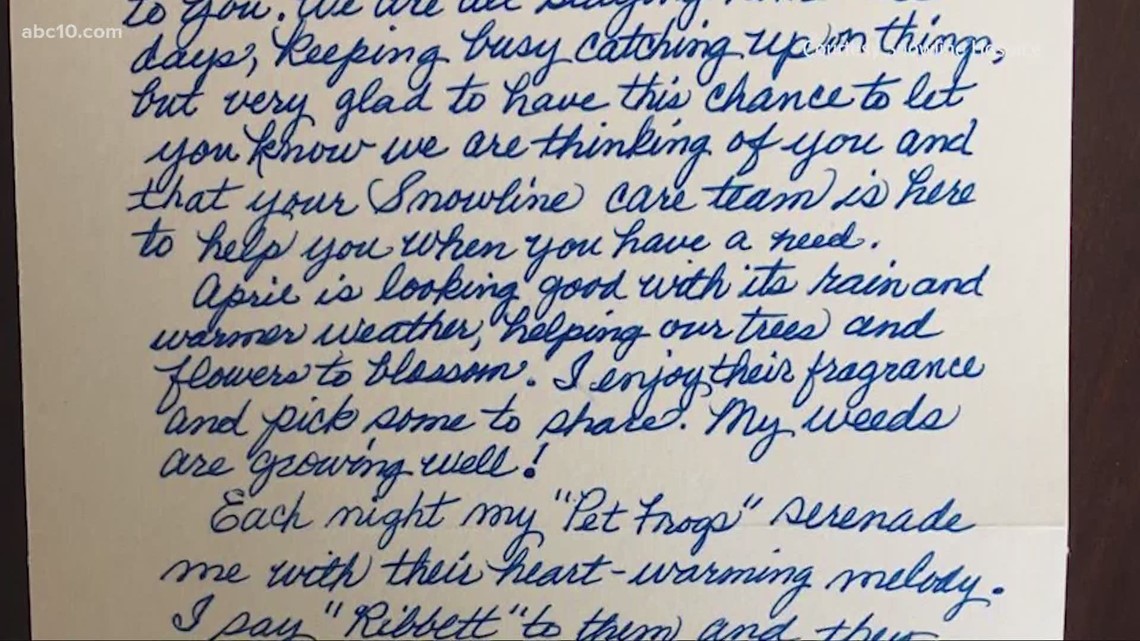 Group asking for uplifting letters to isolated hospice patients | abc10.com